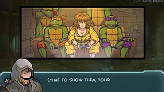 akaburs star channel 34 part 63, redhead shows off big tits in game