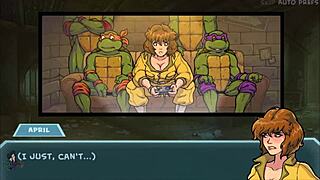 akaburs star channel 34 part 63, redhead shows off big tits in game