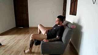 Caught Nephew Masturbating to My Shaved Pussy in Homemade POV