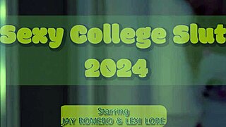 Curious college girl handles a massive cock with ease