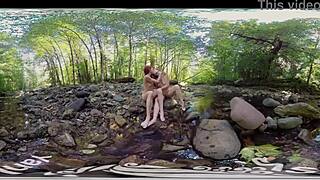 Ana Molly And Belle Finger Each Other Outdoors!