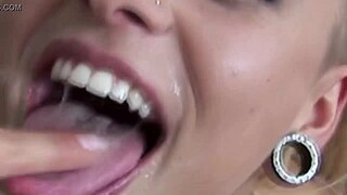 Cameron Canada gives sloppy blowjob in hyperporn scene 😏