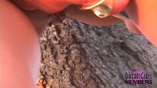 Smoking hot blonde flashes tits and pees in public skirt