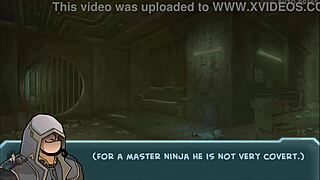 akaburs star channel 34 part 63, redhead shows off big tits in game