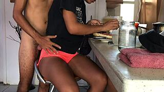 Tight PUSSY before BREAKFAST - Mariangel Belle FUCKING in DOGGYSTYLE and MISSIONARY with BIG ASS