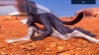 lobo alfa comendo a loba gostosa em wild life furry hentai.