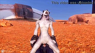 lobo alfa comendo a loba gostosa em wild life furry hentai.