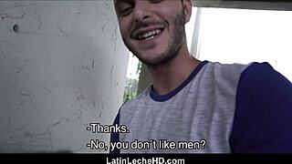 straight latino boy paid to perform in pov movie