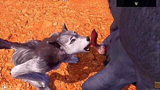 lobo alfa comendo a loba gostosa em wild life furry hentai.