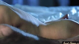 busty stepsister gets her tight hole rimmed and pussy slammed hard.