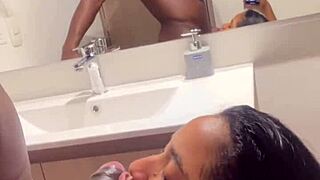 i give him a tasty blowjob before work starts - amateur nysdel