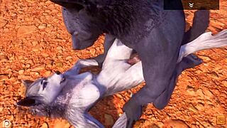 lobo alfa comendo a loba gostosa em wild life furry hentai.