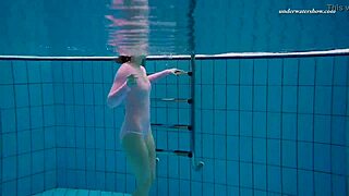 Liza Bubarek Sizzles as Hot Underwater Mermaid in Pool