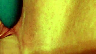 sexy wife in skirt and heels masturbates alone