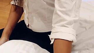 Sexy Hotel Receptionist Gets Fucked Hard by Horny Guest