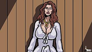 Huge cock vampire fucks servant 😈