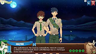 Game Friends Camp Episode 28: Relaxing With Natsumi In Russian Voice Acting