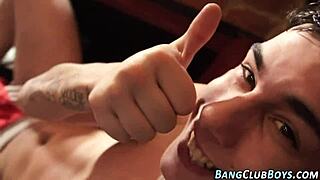 European gay orgy where muscular bodybuilders suck dicks.