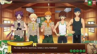 Game Friends Camp Episode 28: Relaxing With Natsumi In Russian Voice Acting