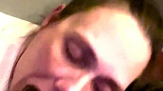 Licking and slurping on this cock.