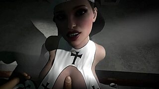 Having Sex with a Curvy Nun in POV Hentai Scene. She’s So Hot I Can’t Resist!
