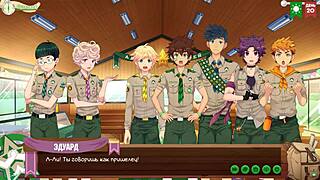 Game Friends Camp Episode 28: Relaxing With Natsumi In Russian Voice Acting