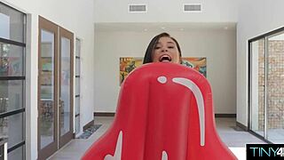 Carolina Sweets’ Tight Pussy Stretched Wide in Poolside Doggy Action