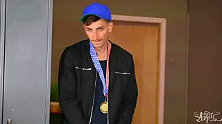 I bent over for coach Michael Jackman in hardcore training