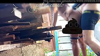 Backyard banging with friend’s hot Indian chick