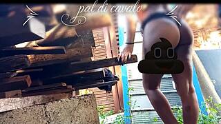 Backyard banging with friend’s hot Indian chick