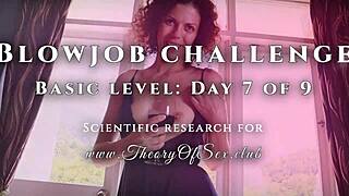 in the sex club, a blowjob challenge unfolds on day seven of nine, with cum in mouth contests and roleplay dancing at night