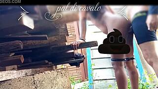 Backyard banging with friend’s hot Indian chick