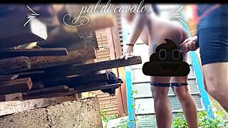 Backyard banging with friend’s hot Indian chick