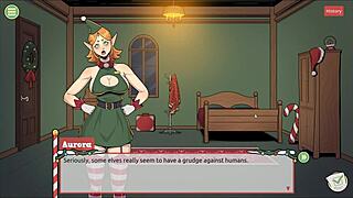 Claus Secret Xmas Hentai Ep 1: Naughty Elf Seduces Sexy Santa Wife