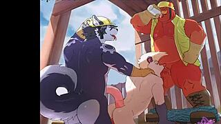 I can’t get enough of these random furry gay animations, so wild. They keep me hooked every time!