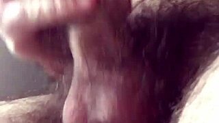 guy jerks off secretly in the bathroom