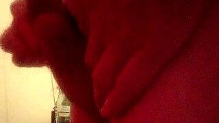 hard gay cock gets ass pounded while he masturbates in intense solo session