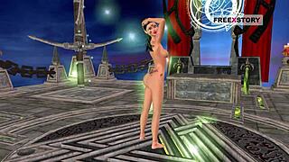 An Animated Cartoon Porn Video Of A Cute Girls Pussy Getting Licked By A Tongue