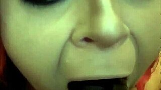 Redhead Lexi, deepthroat queen, gags on dildo with choking intensity