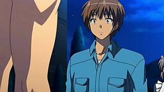 emotional episode 2 of azul oscuro with spanish subtitles in hentai anime