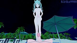 Hatsune Miku v divji akciji Vivid Bad Squad