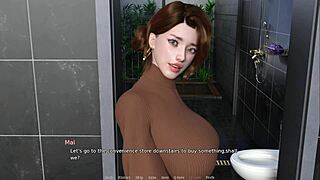 nice bath after cum on my tits, huh?