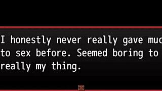 maid deepthroats giant cock in harem game 😘