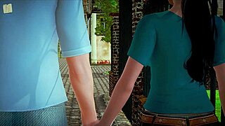 Milf plays game with teen ass