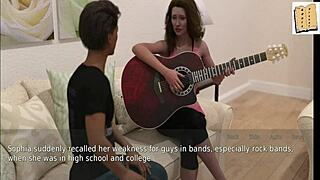 what game do the wife and stepmother play with big asses?