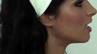 Porn hospital backstage with blonde nurse in wild uniform action