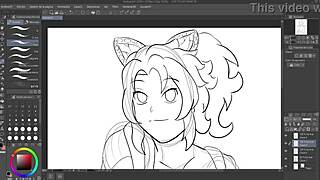 tanjiro's head swap in this hentai commission unfolds with intense anime action