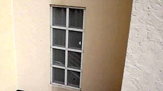 Drone spies on lesbians licking pussy outdoors.