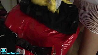 Porn hospital backstage with blonde nurse in wild uniform action