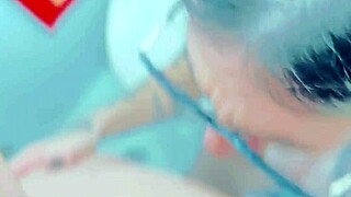 She Called Me into the Unisex Restaurant Bathroom and We Fucked Hard in Public Standing Sex